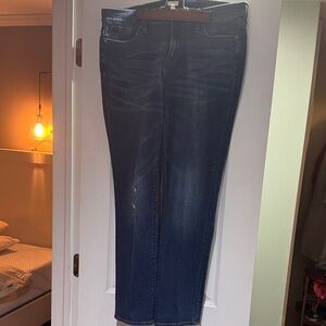 J. Crew Women's Deep Indigo Straight Leg Jeans